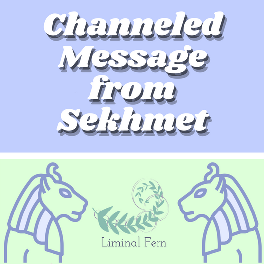 Channeled Message from Goddess Sekhmet